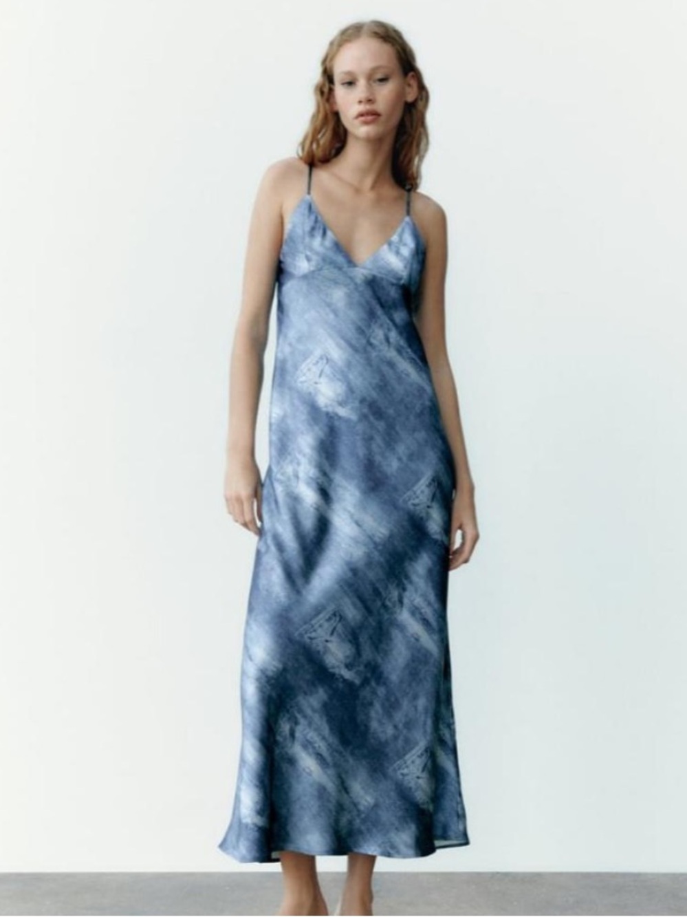 ZARA DRESS Slip Maxi Dress